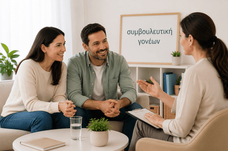 Συμβουλευτική συνεδρία με γονείς